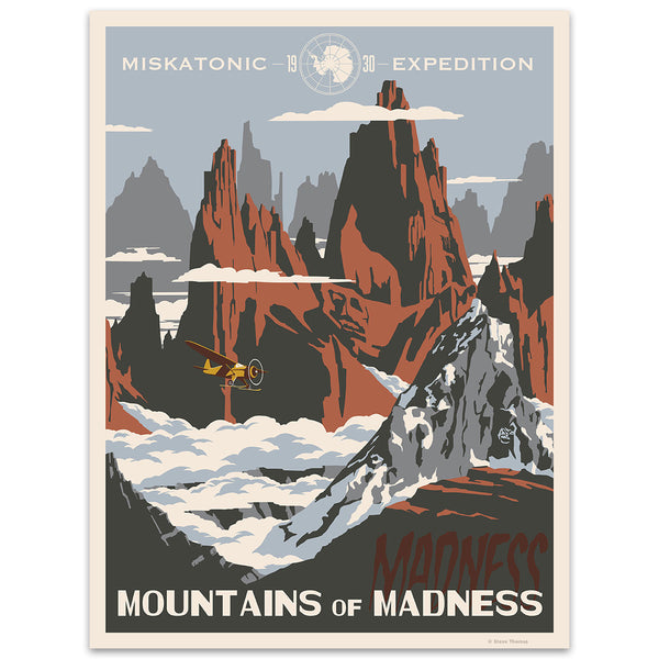 Mountains Of Madness Lovecraft Travel Decal