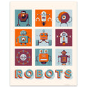 Retro Robots Sci Fi Decal