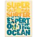 Super California Surfer Beach Decal
