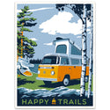 Happy Trails Camper Van Decal