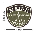 Maine Pine Tree State Vinyl Sticker