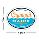 Maine Ocean Waves Ogunquit Vinyl Sticker