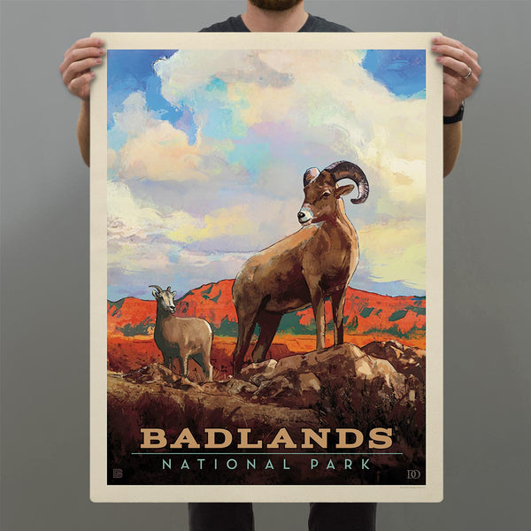 Badlands National Park South Dakota Bighorn Sheep Decal