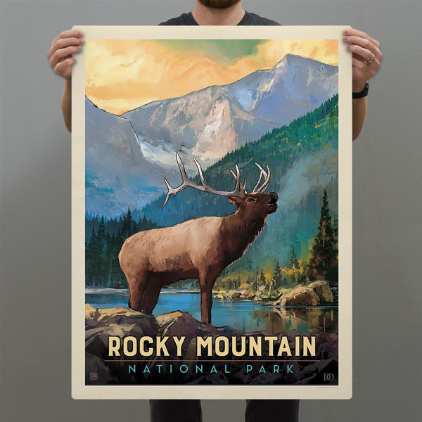 Rocky Mountain National Park Colorado Elk Decal