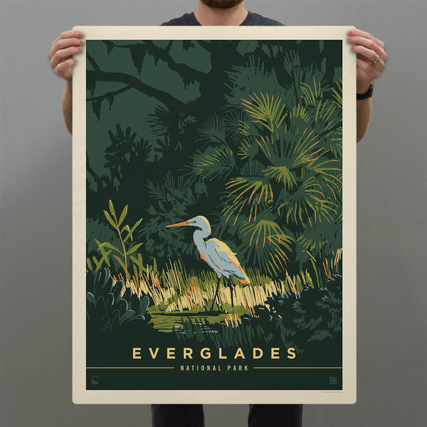 Everglades National Park Florida Egret Decal