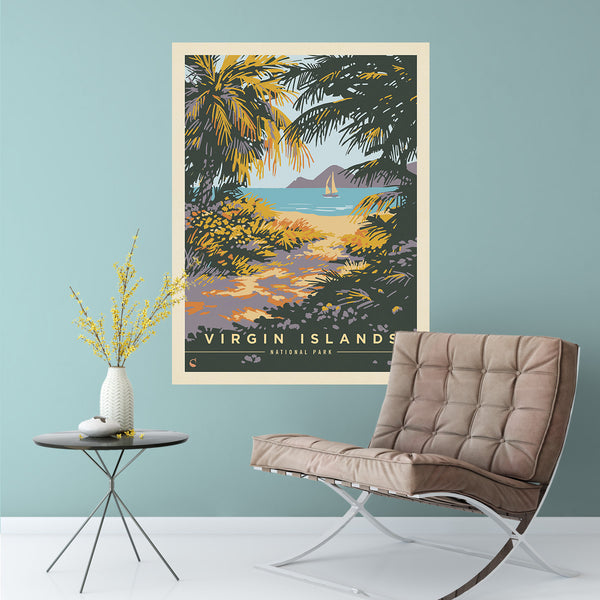 Virgin Islands National Park Beach Decal