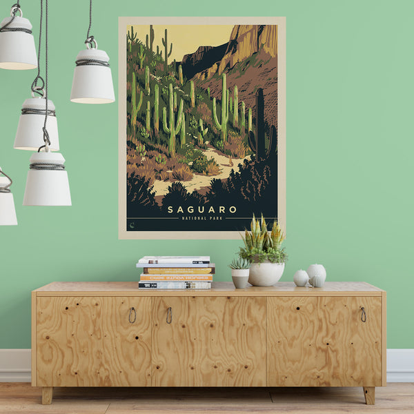 Saguaro National Park Arizona Cacti Decal