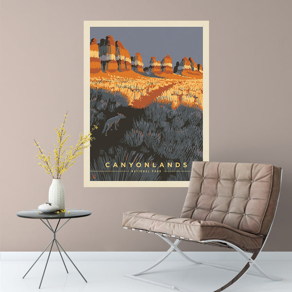 Canyonlands National Park Utah Wolf Decal