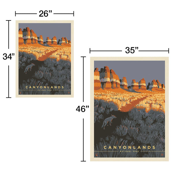 Canyonlands National Park Utah Wolf Decal