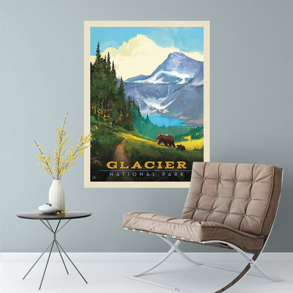 Glacier National Park Montana Bears Decal