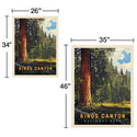 Kings Canyon National Park California Trees Decal