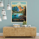 Grand Teton National Park Wyoming Lake Decal