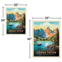 Grand Teton National Park Wyoming Lake Decal