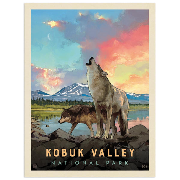 Kobuk Valley National Park Alaska Wolves Decal