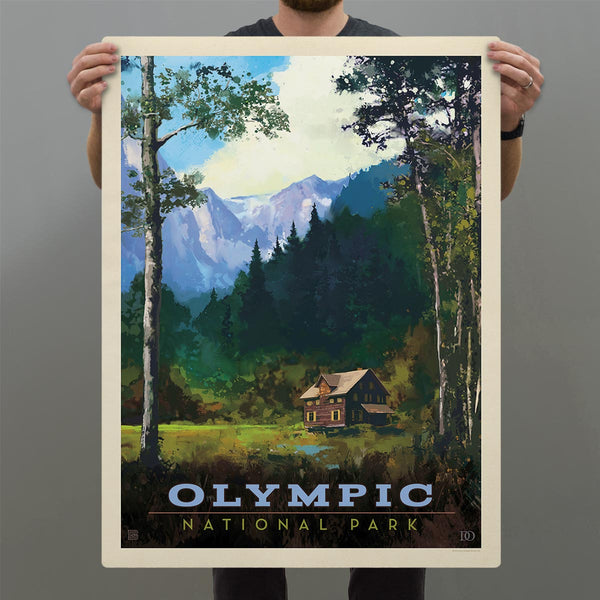 Olympic National Park Washington Lodge Decal