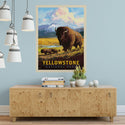 Yellowstone National Park Wyoming Bison Decal