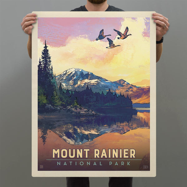 Mount Rainier National Park Washington Decal