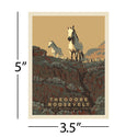 Theodore Roosevelt National Park North Dakota Horses Vinyl Sticker