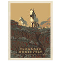 Theodore Roosevelt National Park North Dakota Horses Vinyl Sticker