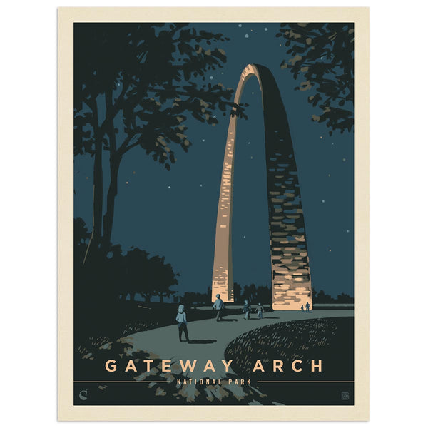 Gateway Arch National Park St. Louis MO Vinyl Sticker