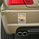 Mount Rainier National Park Washington Fox Vinyl Sticker