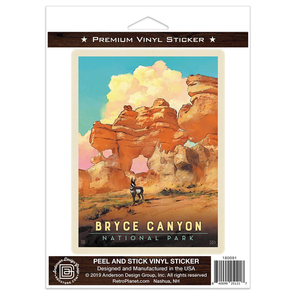 Bryce Canyon Utah National Park Pronghorn Vinyl Sticker