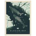 Glacier Bay National Park Alaska Whales Vinyl Sticker