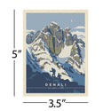 Denali National Park Alaska Climbers Vinyl Sticker