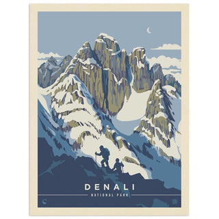 Denali National Park Alaska Climbers Vinyl Sticker