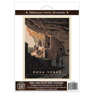 Mesa Verde National Park Colorado Cliff Dwelling Vinyl Sticker