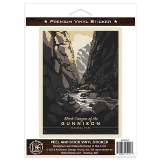 Black Canyon of the Gunnison National Park Colorado River Vinyl Sticker