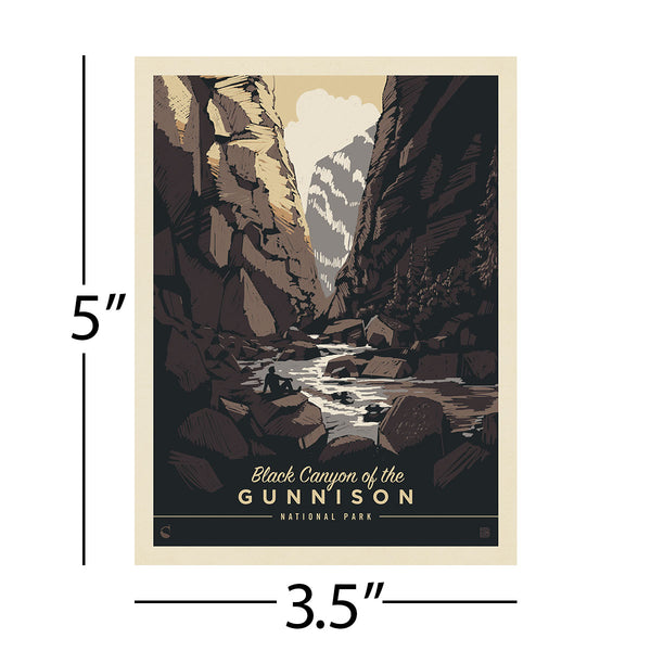 Black Canyon of the Gunnison National Park Colorado River Vinyl Sticker