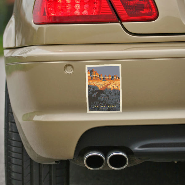 Canyonlands National Park Utah Wolf Vinyl Sticker