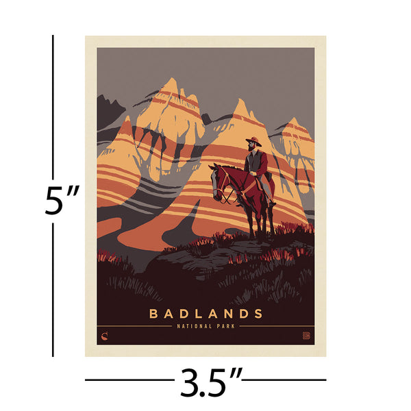 Badlands National Park South Dakota Ranger Vinyl Sticker