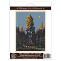 Sequoia National Park California Trees Vinyl Sticker