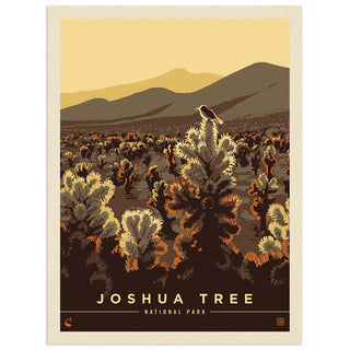 Joshua Tree National Park California Cacti Vinyl Sticker