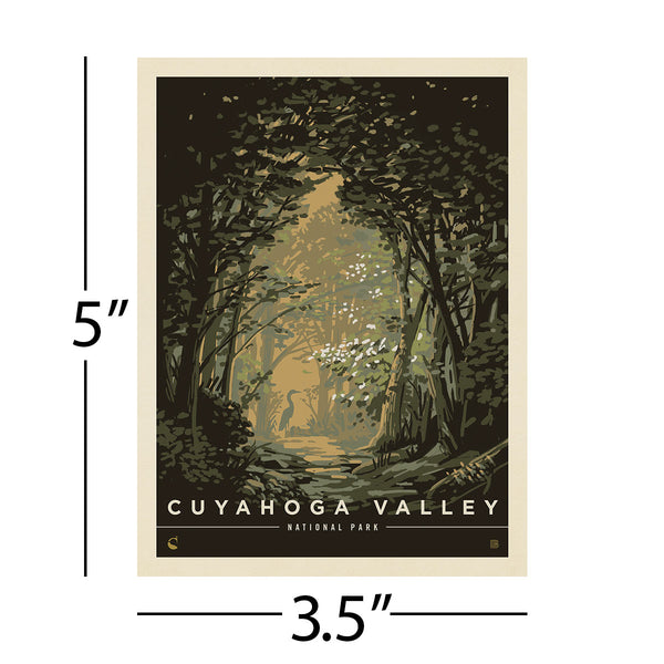 Cuyahoga Valley National Park Ohio Trees Vinyl Sticker