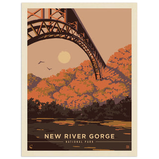 New River Gorge National Park Virginia Vinyl Sticker