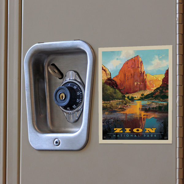 Zion National Park Utah Vinyl Sticker