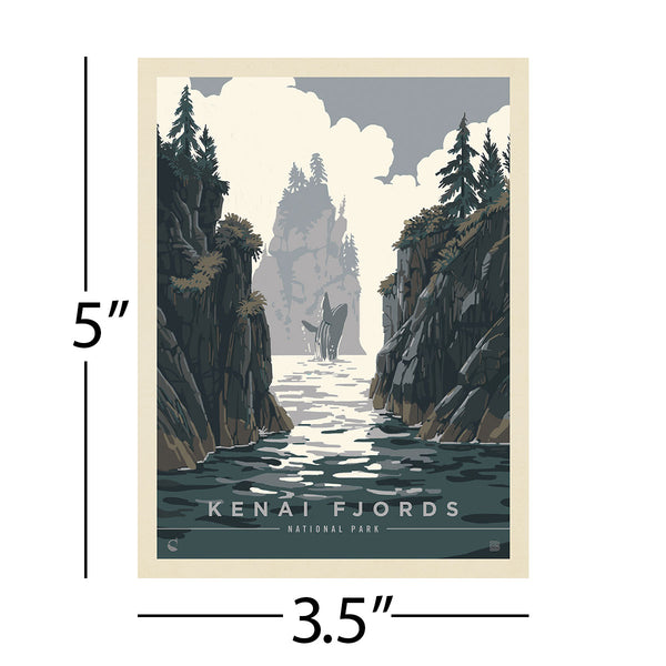 Kenai Fjords National Park Alaska Vinyl Sticker