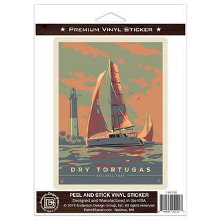 Dry Tortugas National Park Florida Boat Vinyl Sticker