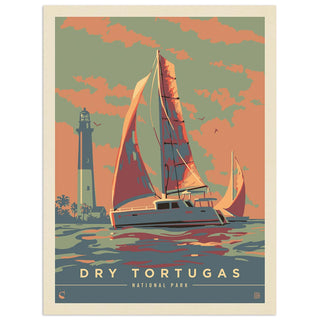 Dry Tortugas National Park Florida Boat Vinyl Sticker