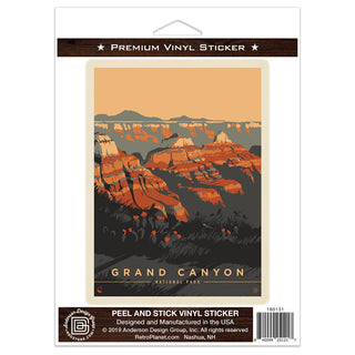 Grand Canyon National Park Arizona Cliffs Vinyl Sticker