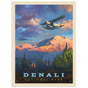 Denali National Park Alaska Airplane Vinyl Sticker