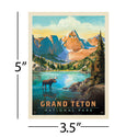 Grand Teton National Park Wyoming Lake Vinyl Sticker