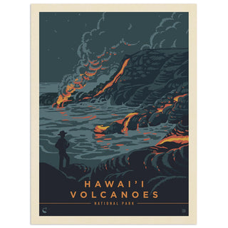 Hawaii Volcanoes National Park Lava Vinyl Sticker