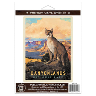 Canyonlands National Park Utah Bobcat Vinyl Sticker