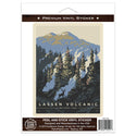 Lassen Volcanic National Park California Steam Vinyl Sticker