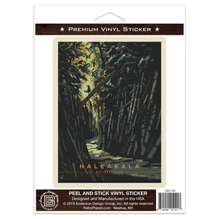 Haleakala National Park Hawaii Bamboo Forest Vinyl Sticker