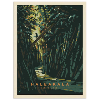 Haleakala National Park Hawaii Bamboo Forest Vinyl Sticker